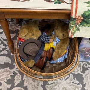 Adorable Brown Stuffed Bear Set